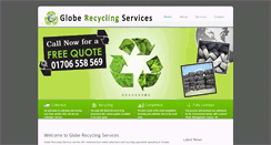 Desktop Screenshot of globe-recycling.co.uk